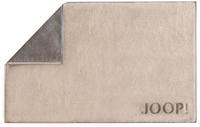 Joop! Badematte Classic Doubleface, Graphit, Sand, Textil, Uni, rechteckig, 50x80 cm,