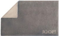 Joop! Badematte Classic Doubleface, Graphit, Beige, Textil, Uni, rechteckig, 50x80