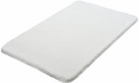 Kleine Wolke Badteppich Relax 70x120 cm | polarweiss - wei&szlig;