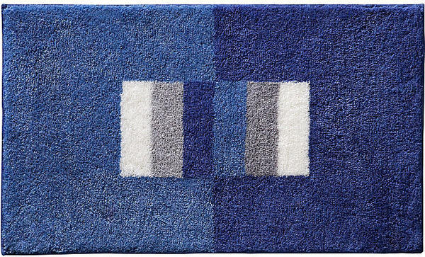 Erwin Müller Badematte quadratisch 90x90cm blau 194521