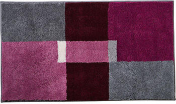 Erwin Müller Badematte rechteckig 50x80cm lila weiß rosa 431409