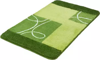 Meusch Badezimmerteppch Curly Kiwigrün 70 cm x 120 cm