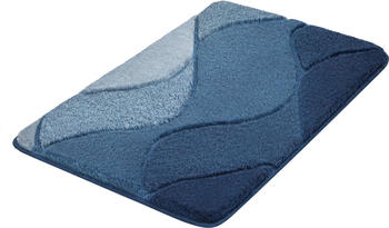 Kleine Wolke Badteppich Fiona Iceblue 55x 50 cm WC-Vorleger mit Ausschnitt