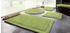 Home Affaire Badematte Kapra beidseitig nutzbar, Baumwolle, rechteckig, mit Bordüre grün