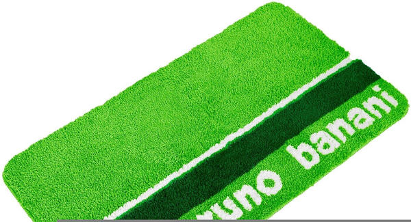 Bruno Banani Badematte Maja Polyester, rechteckig, weiche Haptik, mit Logo grün
