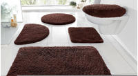 OTTO home Badematte "Merida, Badvorleger, Badezimmer Teppich" H&ouml;he 32 mm