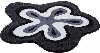 Colani Badematte grau rund: 100 cm &Oslash;