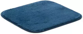 G&ouml;zze Badteppich Rio Premium dunkelblau WC-Vorleger mit Ausschnitt 45 x 50cm