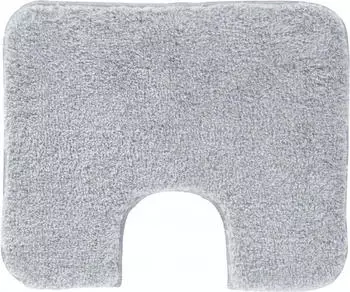 Grund Badteppich Melange Silber 50 x 60 cm WC-Vorleger mit Ausschnitt Grund Badteppich Melange Silber 50 x 60 cm WC-Vorleger mit Ausschnitt