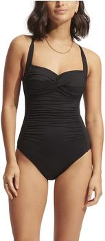 Seafolly Collective Twist Halter (10373-942) black