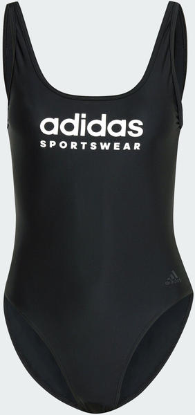 Adidas Sportswear U-Back Swimsuit (IQ3955) black / white