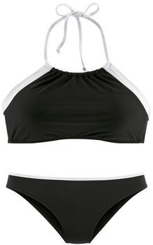 Lascana Bustier-Bikini (82416867) schwarz-weiß