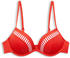 Esprit Bikinitop mit wattierten Bügel-Cups (994EF1A301) dark red