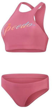 Speedo Women's Logo Volley 2 Piece pink (8-00307316666)