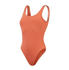 Speedo Women's Textured Deep U-Back brown/orange (8-00387416588)