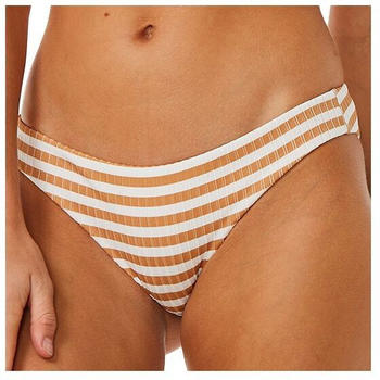 Rip Curl Women's Premium Surf Cheeky Pant Bikini Bottom (0AQWSW) light brown