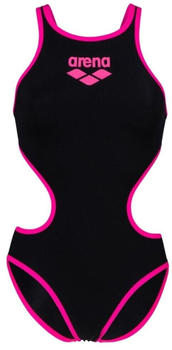 Arena One Biglogo Swimsuit black/fluo pink