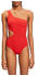 Esprit Badeanzug mit Cut-out an einer Schulter (994EF1A308) dark red