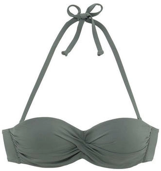 Lascana Bügel-Bandeau-Bikini-Top oliv – Lascana Bügel-Bandeau-Bikini-Top oliv - Stilvolle Eleganz am Strand