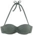Lascana Bügel-Bandeau-Bikini-Top oliv