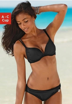 S.Oliver Push-Up-Bikini Zierring schwarz