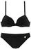 S.Oliver Push-Up-Bikini Zierring schwarz