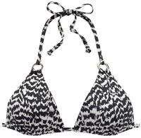 LASCANA Triangel-Bikini-Top "Clara" mit goldfarbenen Ringen