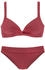 Lascana Damen Bikini bordeaux 9401225