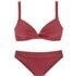 Lascana Damen Bikini bordeaux 9401225