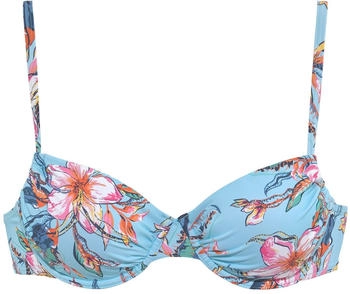 Lascana B&uuml;gel-Bikini-Top hellblau bedruckt F