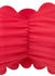 Lascana Bandeau-Bikini-Top Scallop rot