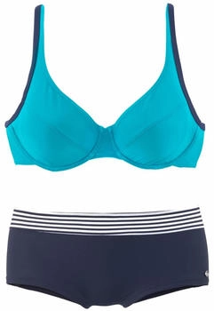 S.Oliver Bügel-Bikini marine türkis