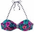 Venice Beach Bandeau-Bikini-Top Summer marine-bedruckt