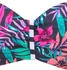 Venice Beach Bandeau-Bikini-Top marine-bedruckt