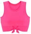 Venice Beach Crop-Bikini-Top 'Planet' Zierknoten koralle