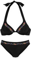Buffalo B&uuml;gel-Bikini mit Blumenstickerei