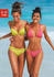 Buffalo Push-Up-Bikini-Top Happy mehrfarbig gelb