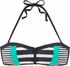 KangaROOS Bandeau-Bikini-Top schwarz weiß