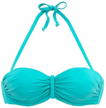 Buffalo Bügel-Bandeau-Bikini-Top türkis
