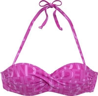 Elbsand B&uuml;gel-Bandeau-Bikini-Top "Letra" mit tollem Wording