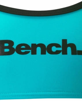 Bench Bustier-Bikini gekreuzte Träger blau türkis-schwarz – Bench Bustier-Bikini gekreuzte Träger blau türkis-schwarz für strahlende Strandmomente