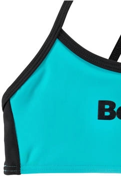 Bench Bustier-Bikini gekreuzte Träger blau türkis-schwarz – Formvollendeter Sitz für grenzenlose Bewegungsfreiheit