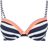 KangaROOS Push-Up-Bikini-Top "Anita" im sportlichen Blockstreifendesign