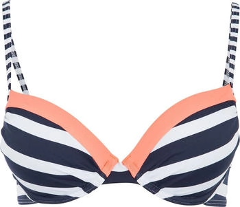 KangaROOS Push-Up-Bikini-Top marine wei&szlig; A