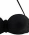 Buffalo Bügel-Bandeau-Bikini trendiger Look geflochtenen Details schwarz