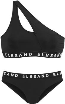 Elbsand Damen Bikini schwarz wei&szlig;