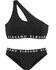 Elbsand Damen Bikini schwarz weiß