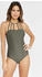 Bruno Banani Damen Badeanzug oliv