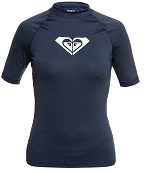 Roxy Whole Hearted Kurzärmliger Rashguard UPF blau