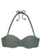 Sunseeker Bügel-Bandeau-Bikini-Top Loretta strukturmuster oliv
